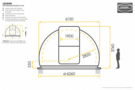 BAADER ADVANCED SLIT-DOME 6.15m